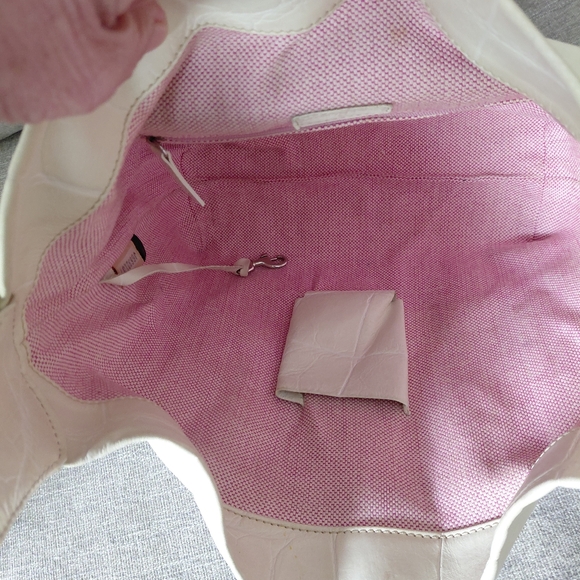 Dooney Bourke Croc Embosed Leather Hobo Bag - Picture 8 of 11